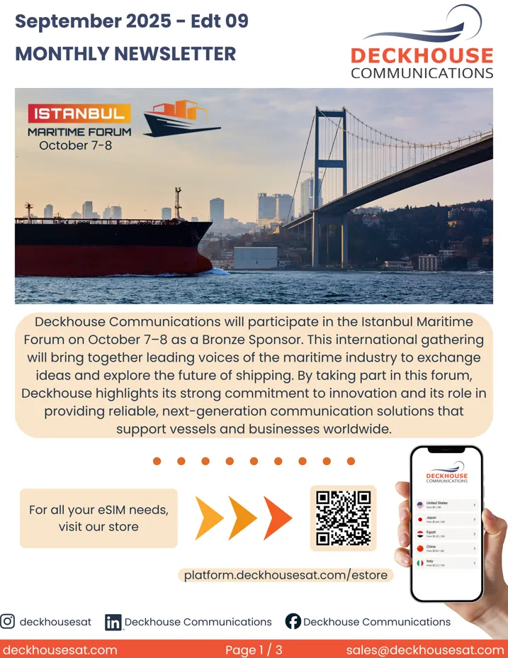Deckhouse September Newsletter