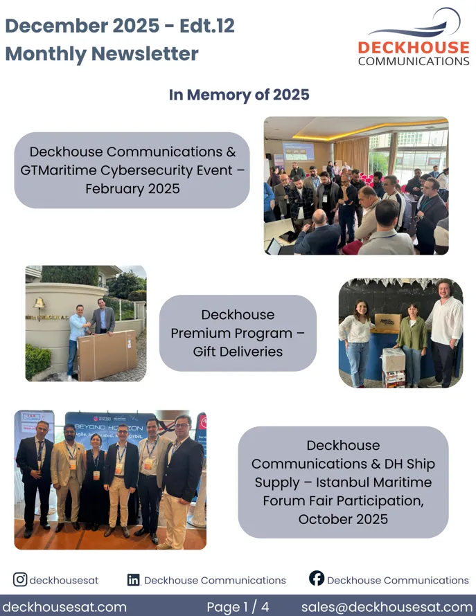 Deckhouse December Newsletter