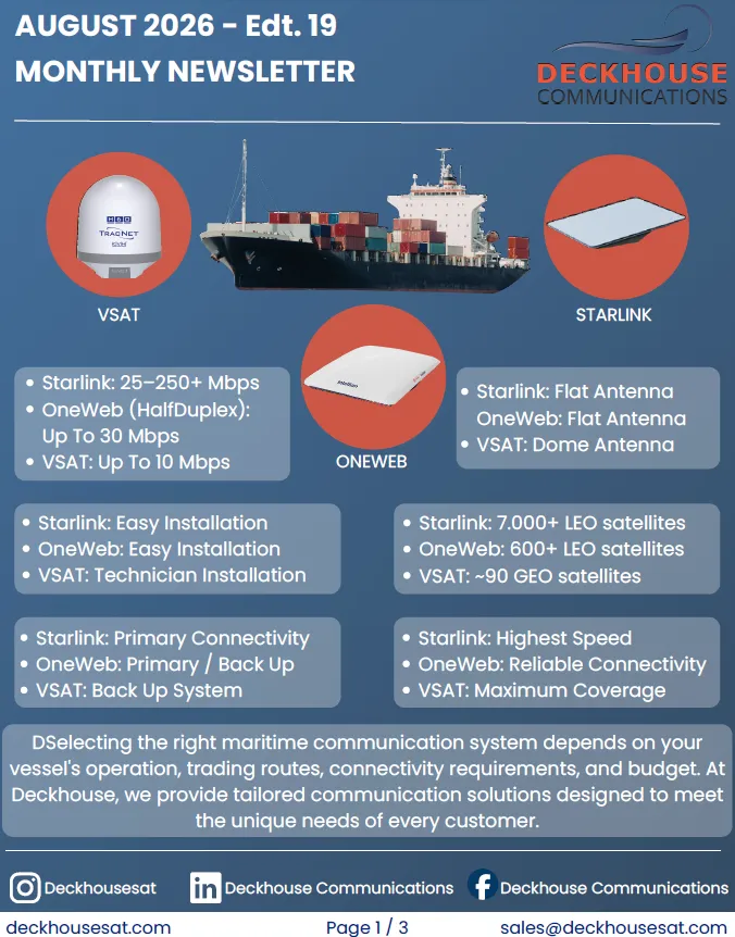 Deckhouse August'26 Newsletter